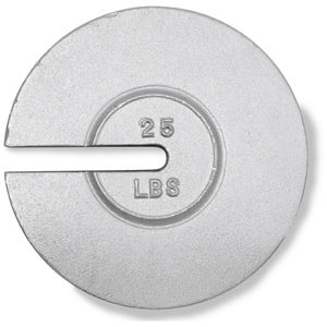 Weight 2P CI Slot 25lb CL6 Accrd TR
